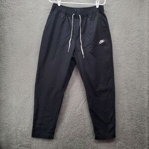 Nike Club Woven Tapered Leg Pants Mens Large Black